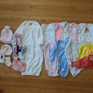 Newborn girls clothing lot